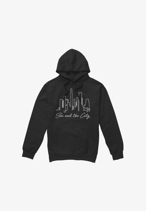 Cotton Soul, SEX AND THE CITY LINED CITY - Hoodie - black