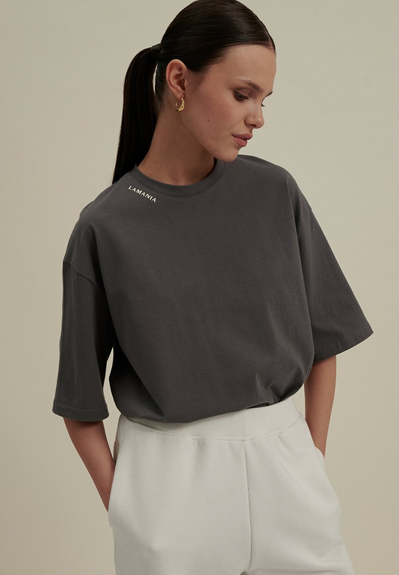 LA MANIA Tshirt basic/szary Zalando.pl