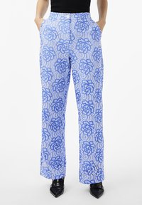 YAS - YASISA PANTS - Trousers - palace blue Thumbnail Image 1