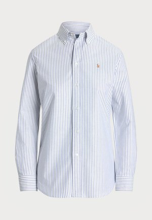 Polo Ralph Lauren STRETCH SLIM FIT STRIPED OXFORD SHIRT - Camicia - white/heritage royal