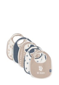 Jollein SLAB FUNKY - 5 PACK - Slabbetje - beige