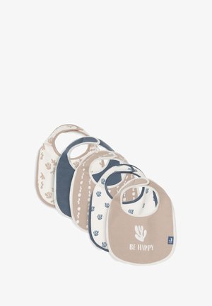 Jollein SLAB FUNKY - 5 PACK - Slabbetje - beige