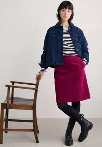 Seasalt Cornwall DOVETAIL - A-linjekjol - pink dark freesia