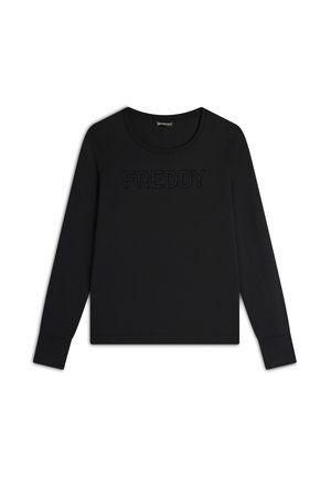 Freddy GIROCOLLO DA CON LOGO STRASS - Sweatshirt - nero