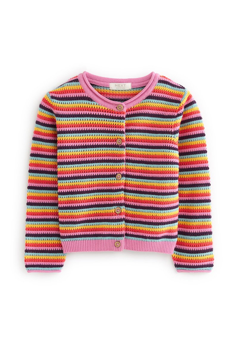 Next RAINBOW CARDIGAN Strickjacke multi/pink Zalando.de