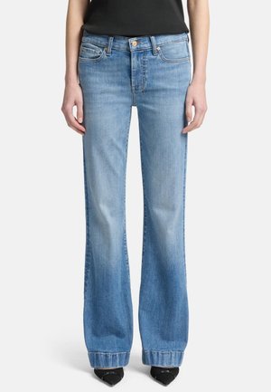 7 for all mankind FIT DOJO TAILORLESS - Flared Jeans - light blue