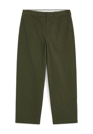 ARKET, ARKET WIDE-FIT WORKWEAR CHINOS - Pantalon classique - khaki green