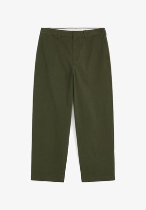 ARKET, ARKET WIDE-FIT WORKWEAR CHINOS - Pantalones - khaki green