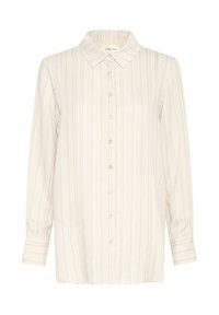 Cream VENEA JOA - Button-down blouse - birch stripe