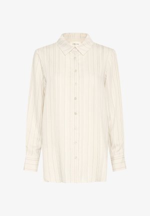 Cream VENEA JOA - Hemdbluse - birch stripe