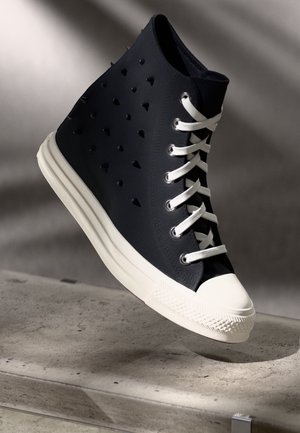 CHUCK TAYLOR ALL STAR WEDGE - High-top trainers - black/egret/brown