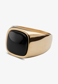 Ikke valgt, black and gold coloured