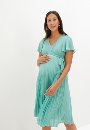 MIT PLISSÉE - Robe de jour - green