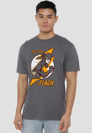 Cotton Soul, DC FLASH FLASH BOLT - Print T-shirt - anthracite
