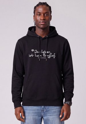 watapparel, DAS LEBEN IST KEIN PONYHOF UNISEX - Hoodie - black