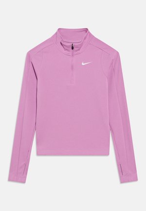 DRY FIT LONG SLEEVE HALF ZIP UNISEX - Hosszú ujjú felső - magenta/white