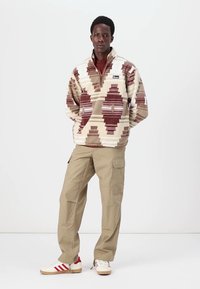 Penfield FOREFRONT FRAYLOCK QUARTER ZIP - Vesta od flisa - lead gray