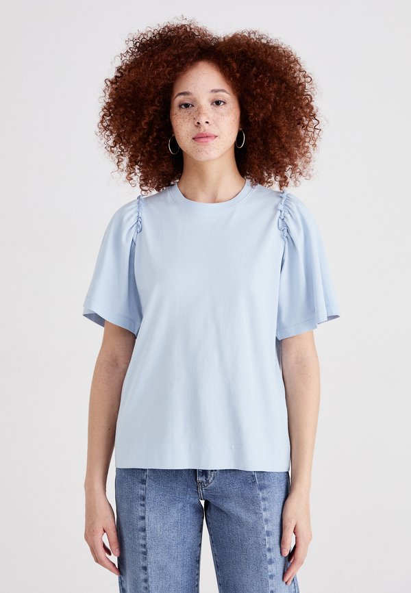 SLFPENELOPE RUFFLE TEE - Print T-shirt