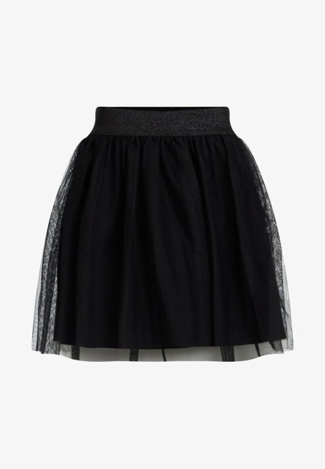 MEISJES TULE - Minigonna - black
