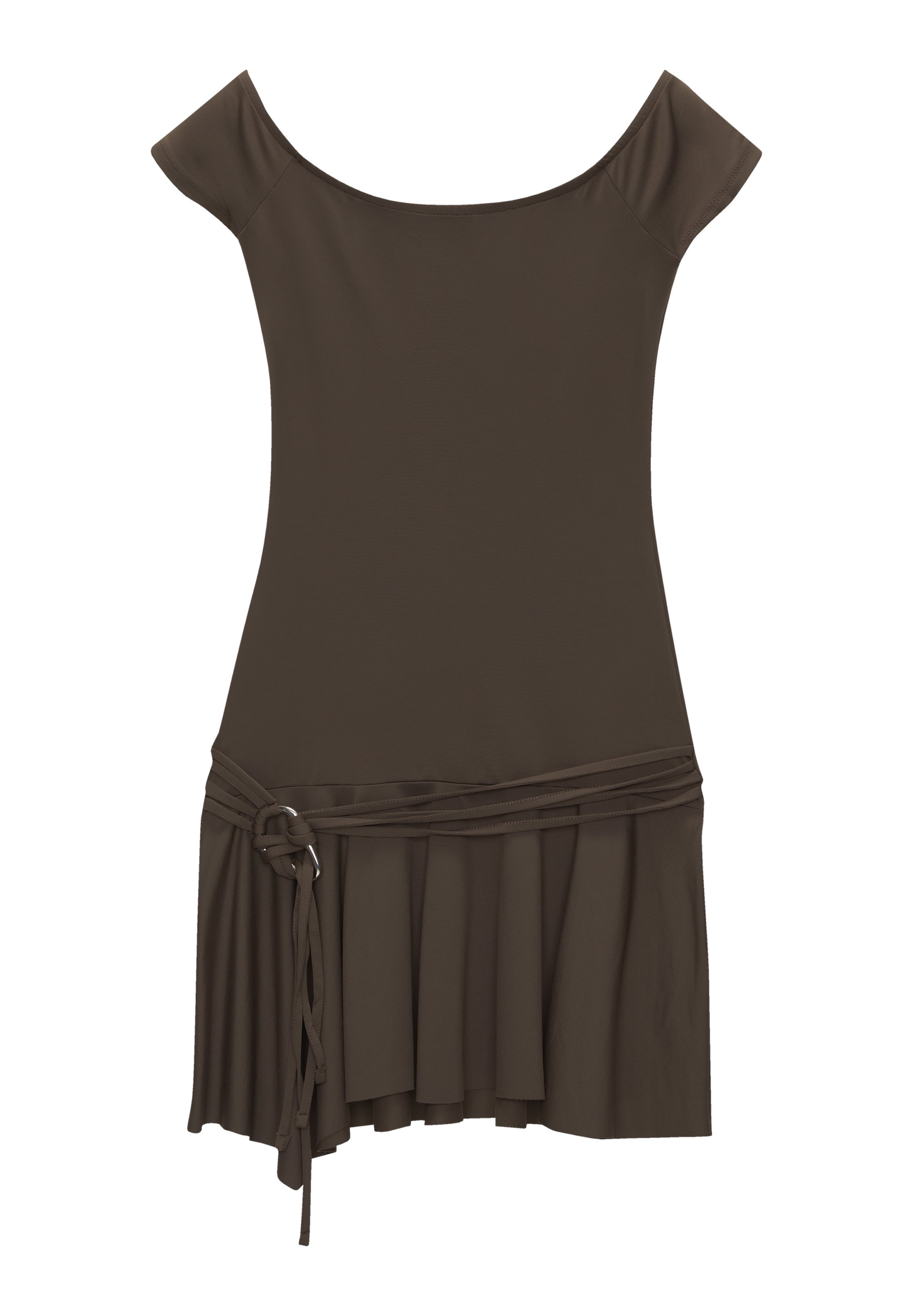 Brown casual dress