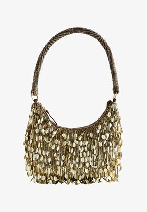 Next, EMBELLISHED TASSEL SHOULDER BAG - Håndtasker - gold-coloured