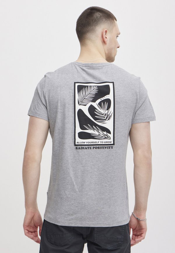 BHTEE - Print T-shirt - stone mix