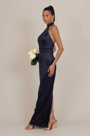 ABIGAIL HALTERNECK  - Ballkjole - navy blue