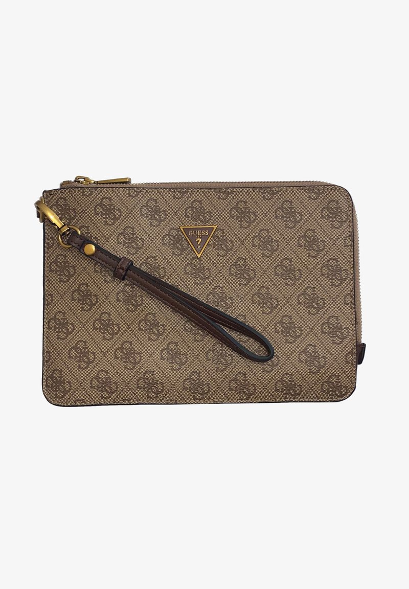 Guess VEZZOLA SMART FLAT - Kuvertväska - beige/brown