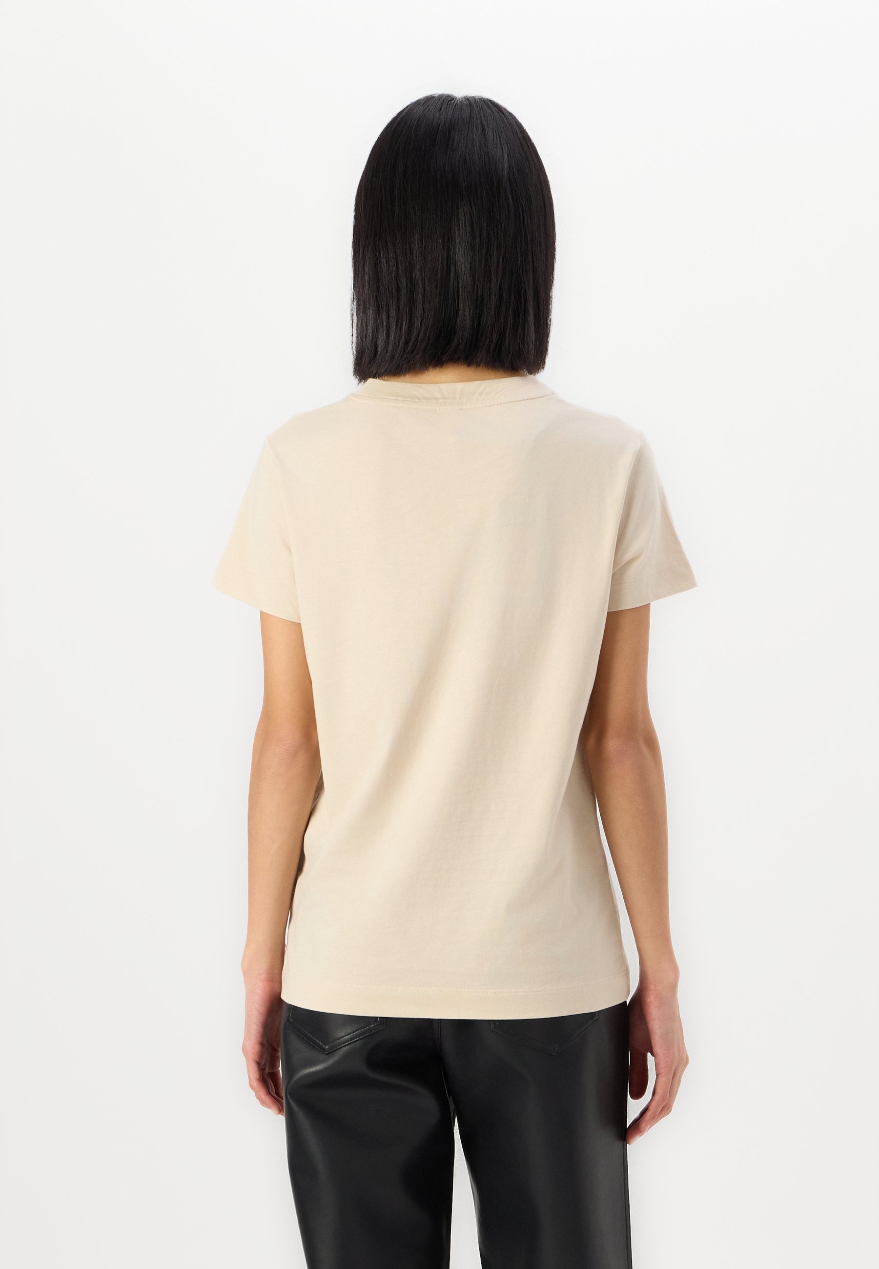 売れ筋商品|||ピンコ Tシャツ レディース トップス START OLD STAMPA LOGO - Print T-shirt - beige Pinko START OLD STAMPA LOGO - T-shirt med print - beige