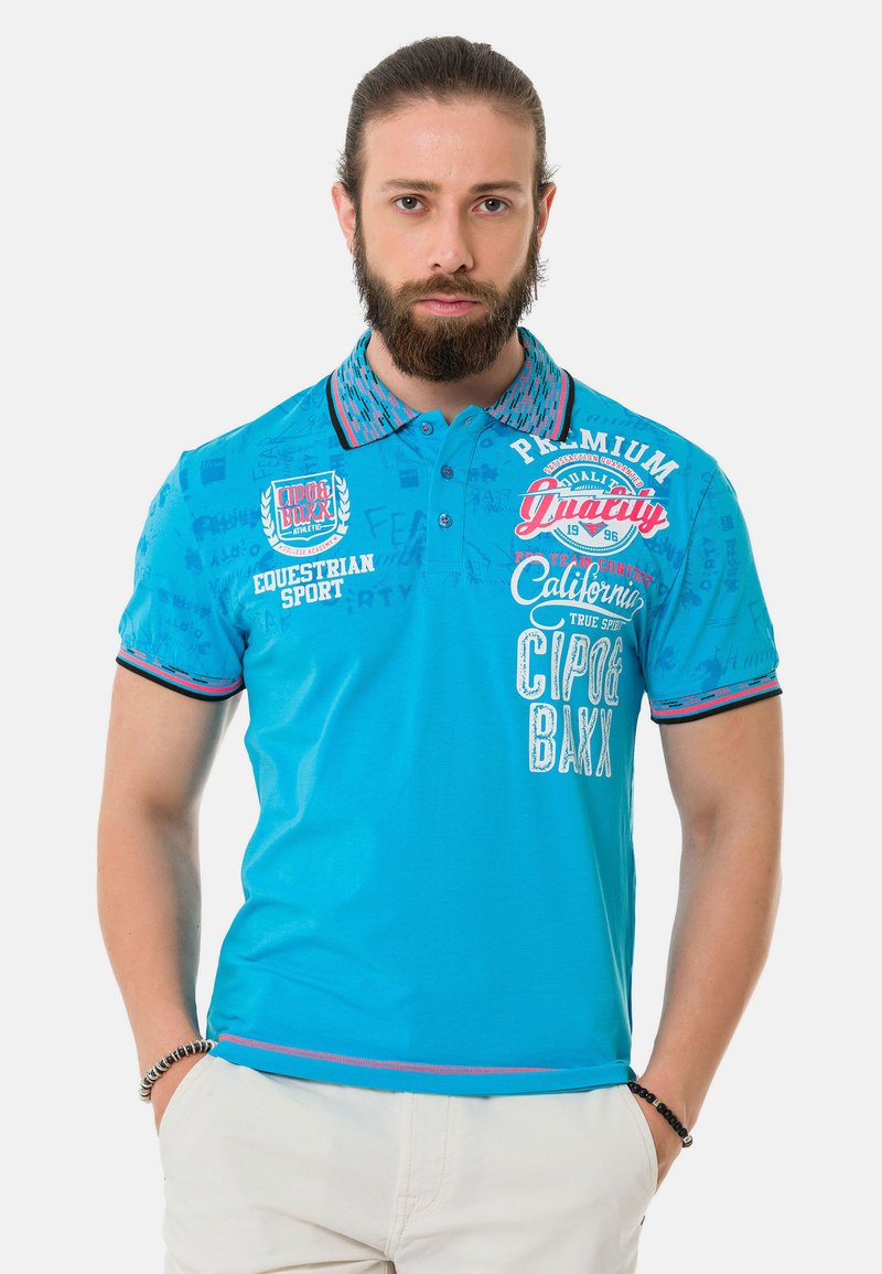 Cipo & Baxx Poloshirt - turquoise