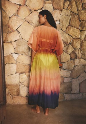 Next, REGULAR FIT - MAXI FLORAL PRINT KAFTAN  . - Robe longue - multi ombre