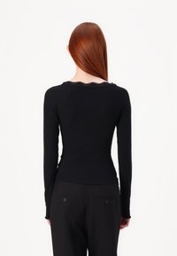 BDG Urban Outfitters DIANA - Top dugih rukava - black
