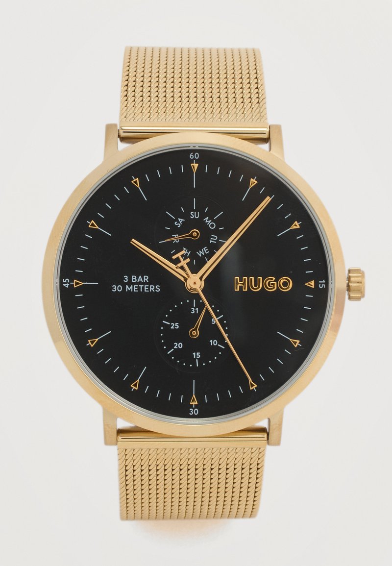 HUGO STYLE - Klocka - gold-coloured/black/guldfärgat - Zalando.se