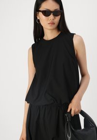 VILA VISEMA BALLOON SKIRT - Mini suknja - black