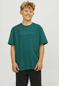 Jack & Jones Junior JJESTAR NOOS - T-Shirt print - deep teal