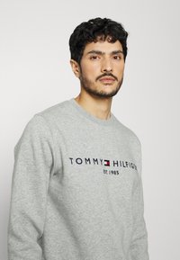 Tommy Hilfiger LOGO - Sudadera - light grey heather