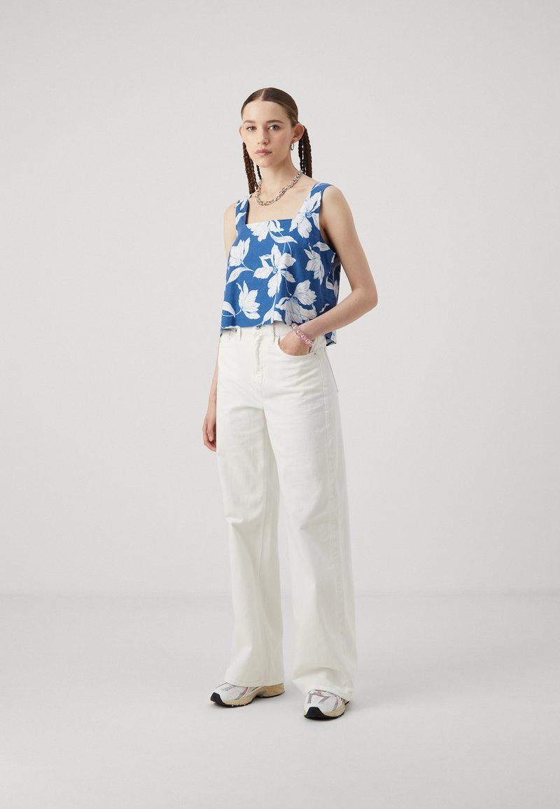 GAP SHELL TANK - Blůza - blue/white