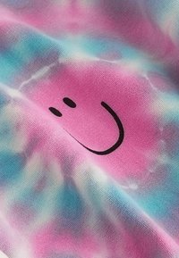 Next LONGLINE STANDARD - Mikina s kapucí - pink smile tie dye