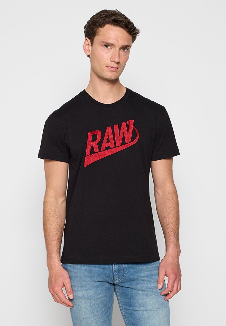 G-Star T-shirt print zwart