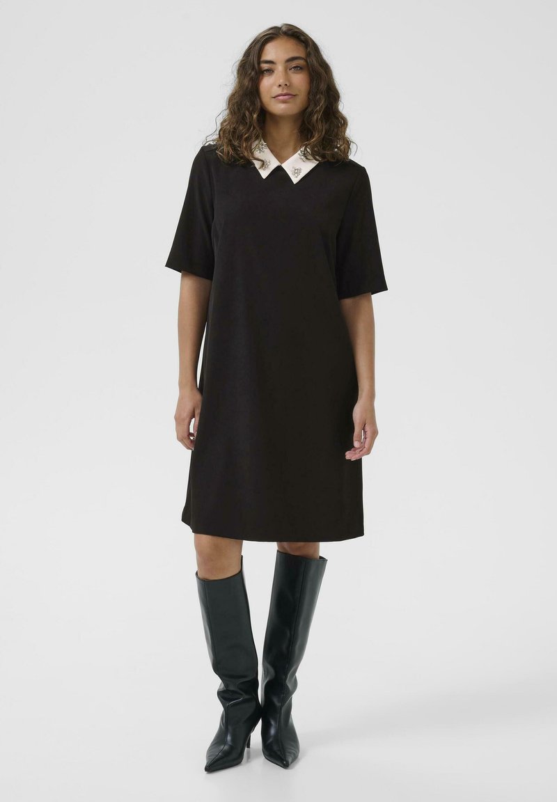 wrap knit dress Lovestitch Long Sleeve Wrap Sweater Dress in Navy at Nordstrom Rack, Size Large