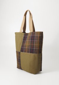 Barbour PATCHWORK TOTE BAG UNISEX - Τσάντα Tote - dusky green