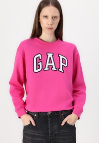 GAP HERITAGE CREW - Sportinis megztinis - super pink neon