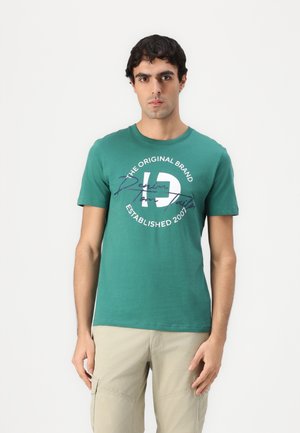 PRINTED - Print T-shirt - foggy green