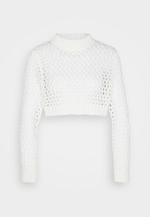 Cotton On, OPEN CROP - Džemper - white
