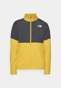 GLACIER HEAVYWEIGHT FULL ZIP - Fleece jacket - turmeric/asphalt grey/black