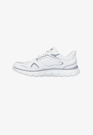 Skechers, SKECHERS HERREN SLIP-INS TRACK EZRAL SNEAKER 233039 WGY WHITE GREY - Sneaker low - white grey