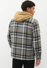 Next BORG LINED CHECK - Mezisezónní bunda  - grey