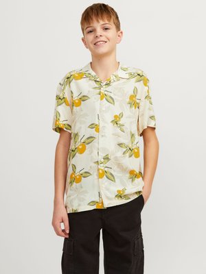 Jack & Jones Junior JCOSTAGGER SEERSUCKER RESORT  - Overhemd - buttercream