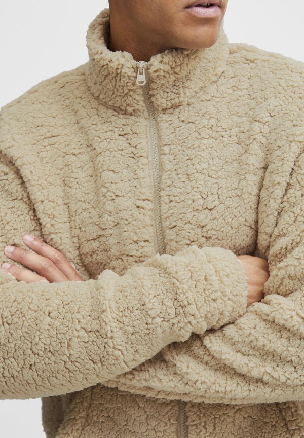 PRDeen - Fleece jacket - oatmeal3