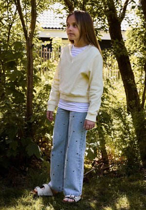 Name it, JEANS WIDE LEG - Široké nohavice - light blue denim